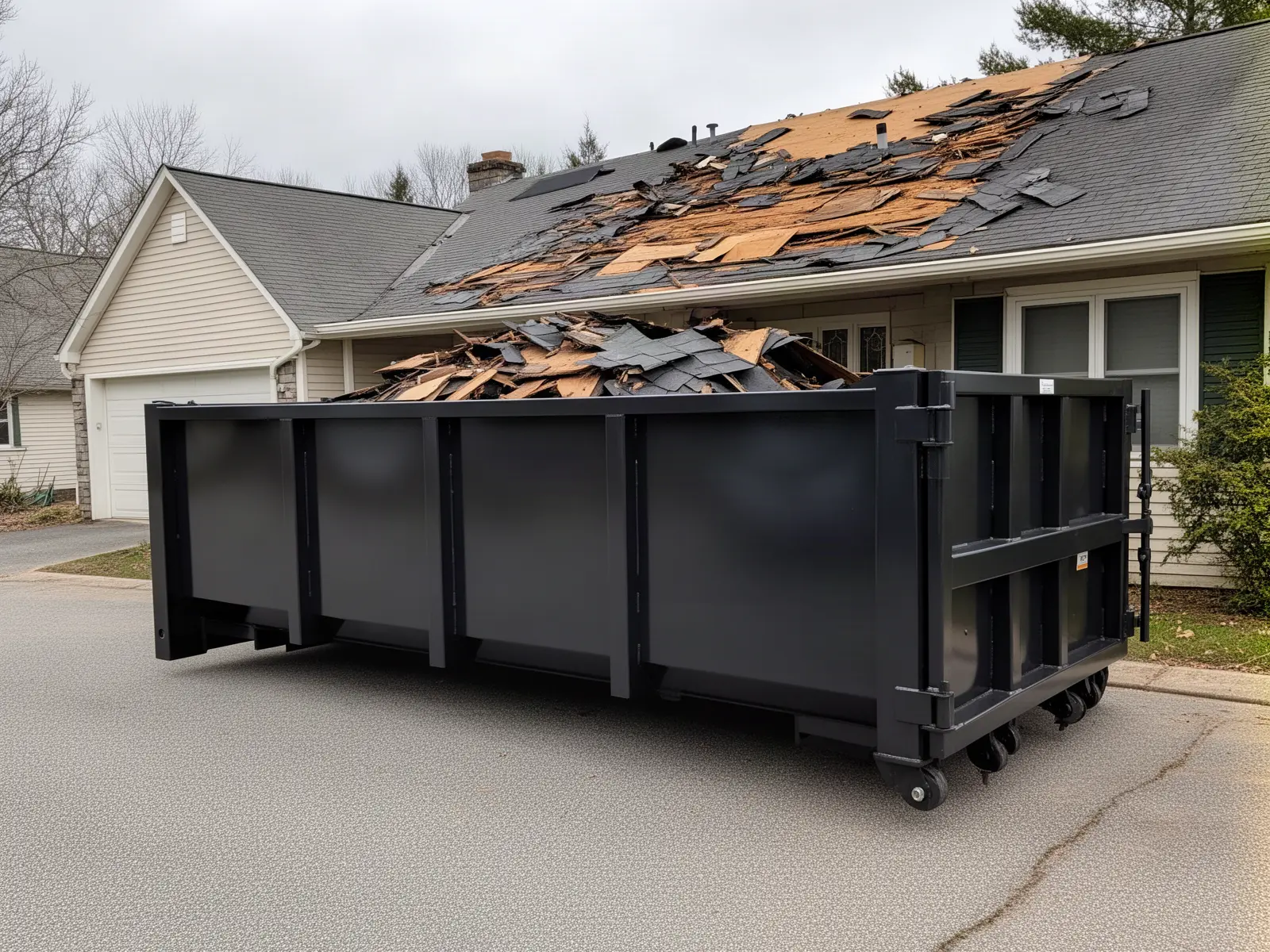 Roll-off dumpster from Stony Highlands Dumpster Rental in Cookeville, TN